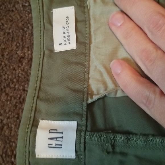 Gap High Rise Wide Leg Crop - Picture 5 of 7